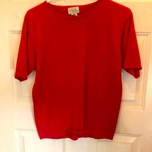 Casual Corner - Women’s Size S, Short Sleeve Fushia Top